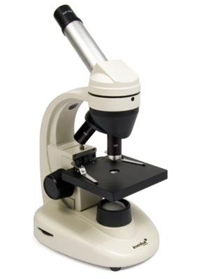 Микроскоп школьный с подсветкой (увеличение 40-640)